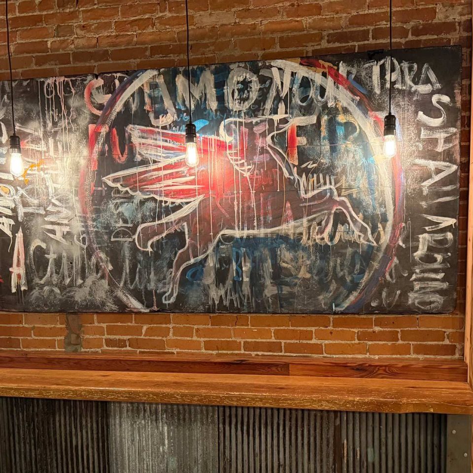 Featured mural by Joe Morris